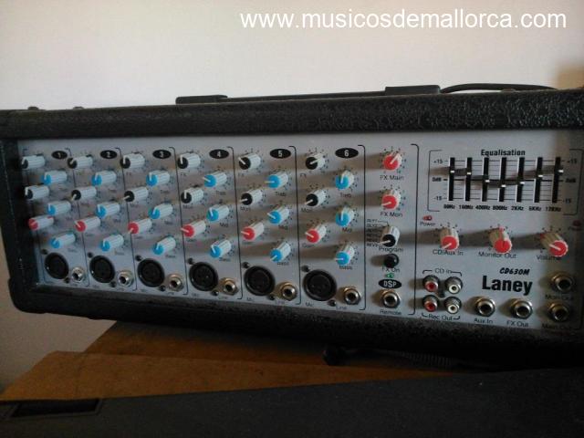 mesa de mezclas Laney cd 630 m