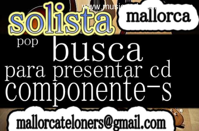 SOLISTA,POP,BUSCA TECLISTA PARA PRESENTAR CD