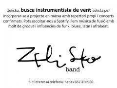 Zelisko busca vent solista